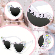 Bridal Sunglasses Heart Shaped Glasses Women Bridesmaids Bridal Photo Tools Gift Accessories