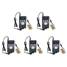 5X Digital Fm Radio Speaker Portable Receiver Display Single Band Music Player Led Display Silver Gray