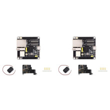 2X Carte de Développement ESP32-P4- + Module POE + Kit de Haut-Parleurs Dual-Core RISC-V WiFi6 Bluetooth5/BLE RJ45 Port Ethernet 100M