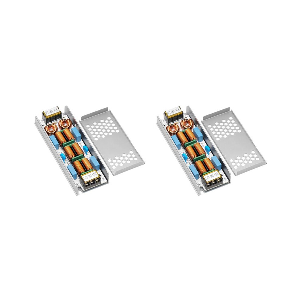 2X 10A Emi Filter 4-Stage Electromagnetic Interference Suppressor Common Power Emc Audio Amplifier Purifier With Shell 4711174937141
