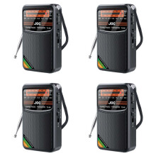 4X Pocket Radio Portable Full Band Radio AM/FM/SW Radio with Rechargeable Battery Support Earphone MiniRadio A