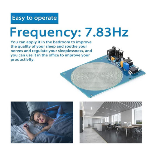7.83Hz Schumann Waves Generator,Ultra-Low Frequency Pulse Audio Resonator USB Interface with Indicator Light  Off A 2