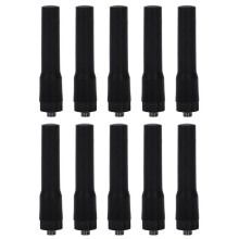 10X SF20 Dual Band SMA-F Soft Antenna for UV5R UV5RA/ BF888s Black New