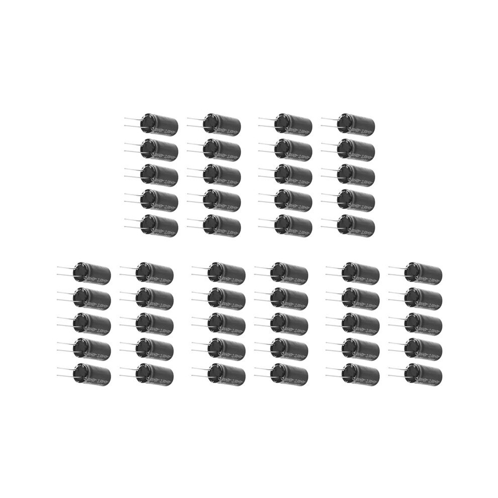 50 Pcs 16Mm X 30Mm 6800Uf 25V Polarized Radial Electrolytic Capacitor 6134130687580