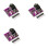 3X Si4703 FM Tuner Evaluation Board Digital Radio Broadcast Data Processing Module for AVR ARM  with Pins 1