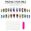Cute Cartoon Press-on Nails Almond Shape DIY 6