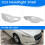 Auto Rechter Scheinwerfer Shell Lampenschirm Transparente Linsenabdeckung Scheinwerferabdeckung für  508 2011-2014 6