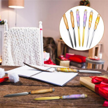 Kit Ouvre-Lettres et Stylos pour Tournage sur Bois, Découpeuse D'Enveloppes de 7 mm, Ouvre-Lettres, Couteaux de Tournage.