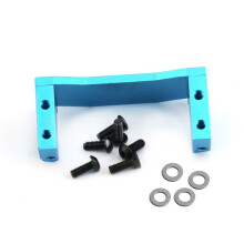 RC Car Upgrade Aluminum Alloy Steering Gear Base Kit for 1/10 54977 TT02 TT-02 RC Car Accessories