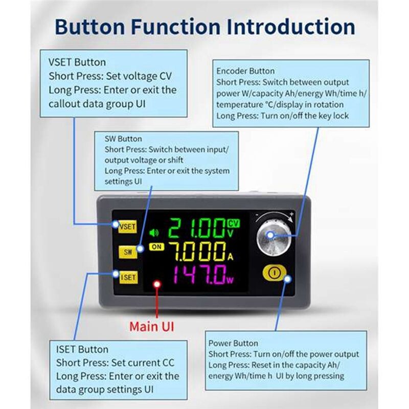 SK150 Adjustable Regulated Power Supply+K485X Module Constant Voltage ...