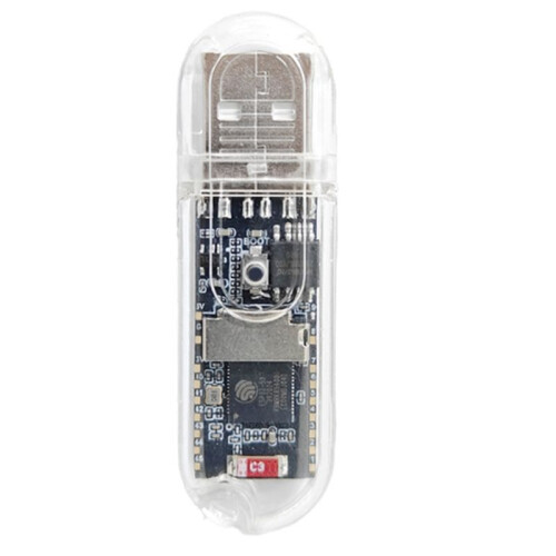 Placa de Desenvolvimento ESP32-S3 Pocket-Dongle-S3 N16R8 com Tela LCD de 0,96 Polegadas e 2