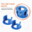 Car Front Subframe Bush Polyurethane Insert Kit Suspension Bushing for  V70 II XC70 2000  to 2008 4