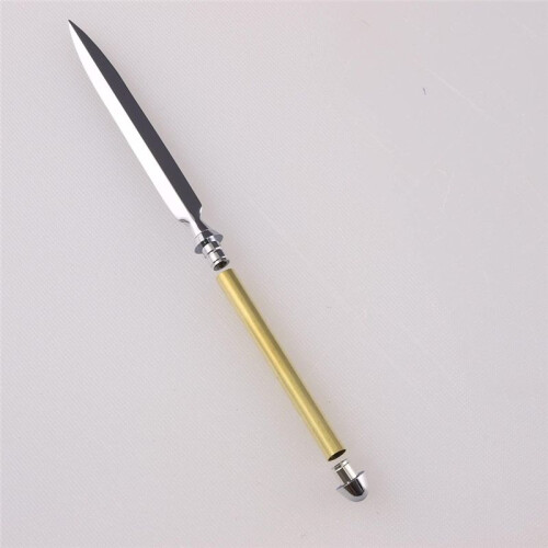 Letter Opener Project Kit - Chrome Finish, 6 Pieces, Pack for Making Office Classroom Supplies DIY 2