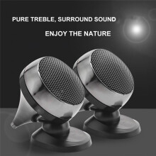 2Pcs 12V Car Tweeter Universal High Efficiency Loudspeaker 4Ohm 92DB Loud Speaker Super Power Audio Sound Car Tweeters