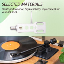 AT3600L Moving Magnetic Cartridge Stylus Headshell Holder Connect Kit for LP Vinyl Record Turntable Phonograph Player,A