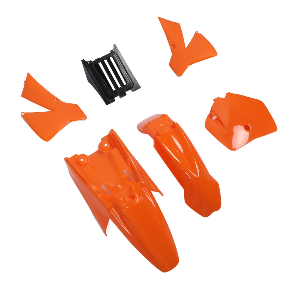 Front Wheel Mudguard Kit For 50Cc Bikes Orange 7340572320438