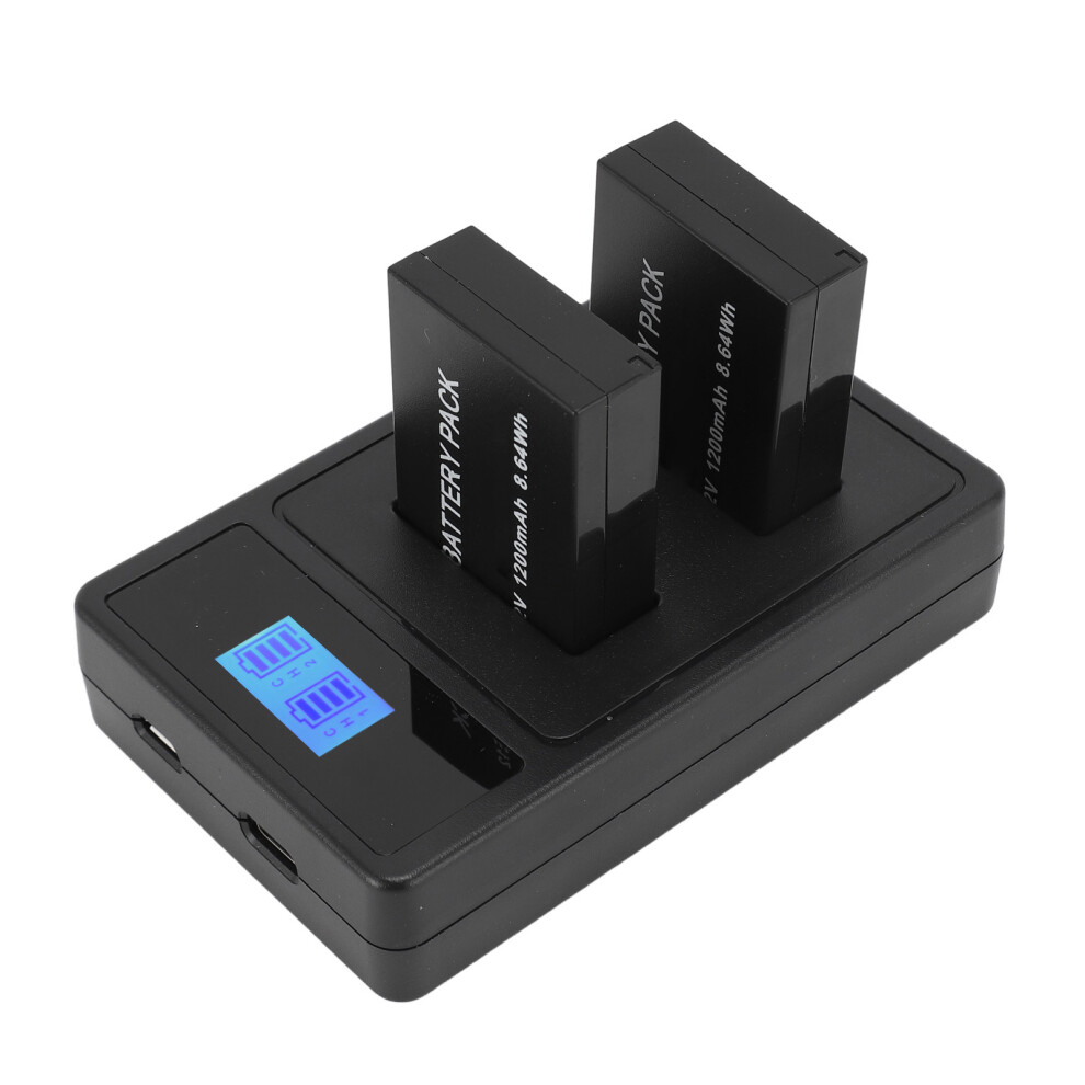 2Pcs 7.2V 1200Mah Camera Batteries For 100D M2 M10 M50 M100 Sx70 5041386036479
