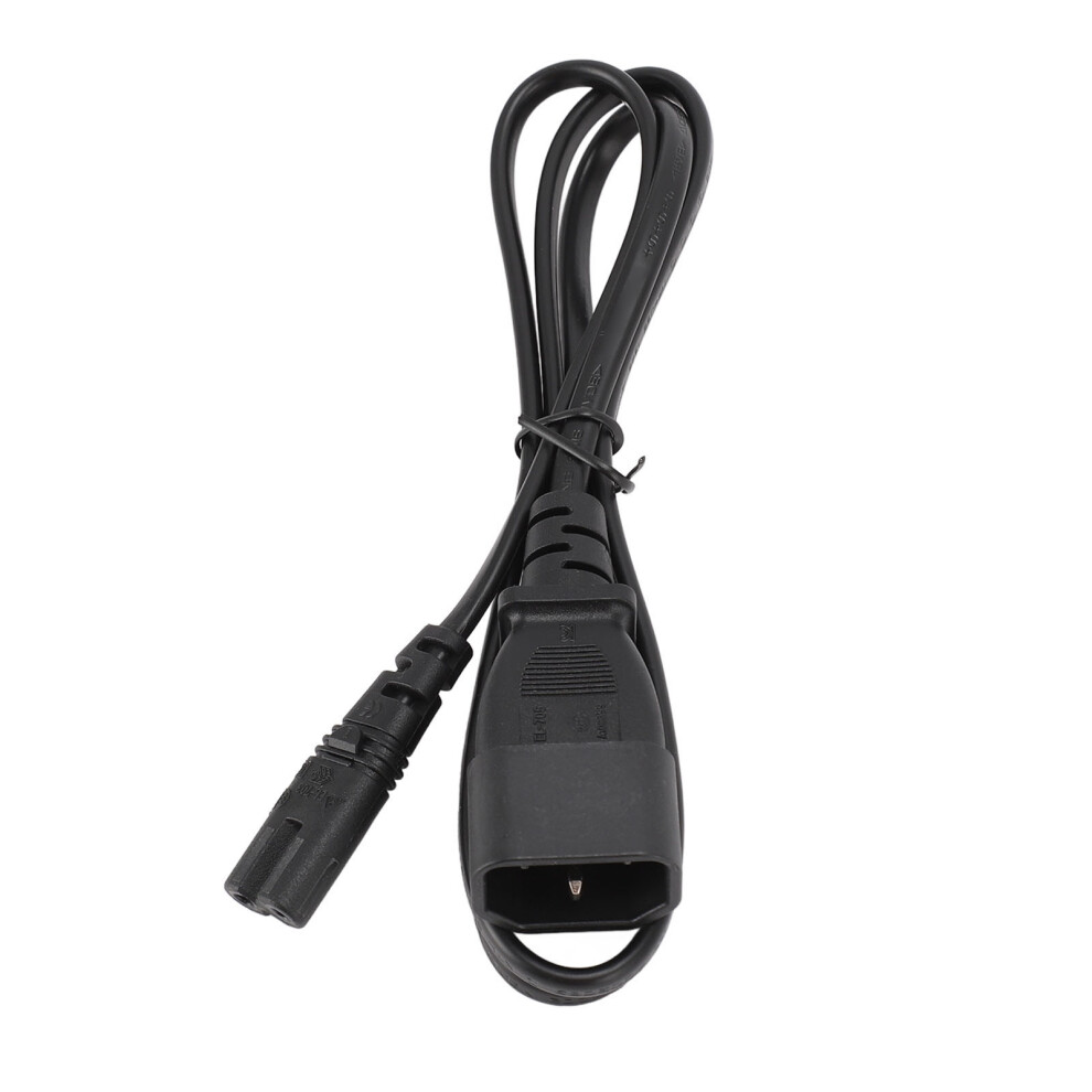 Iec320 C14 Male To C7 Female Power Cable 1M 2.5A-10A Adapter 7901386036665