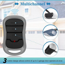 Lot de 3 Télécommandes de Rechange pour Ouvre-Porte de Garage Genie G3T-A, de 1997 à Aujourd'Hui, Recherche Automatique 315/390 MHz