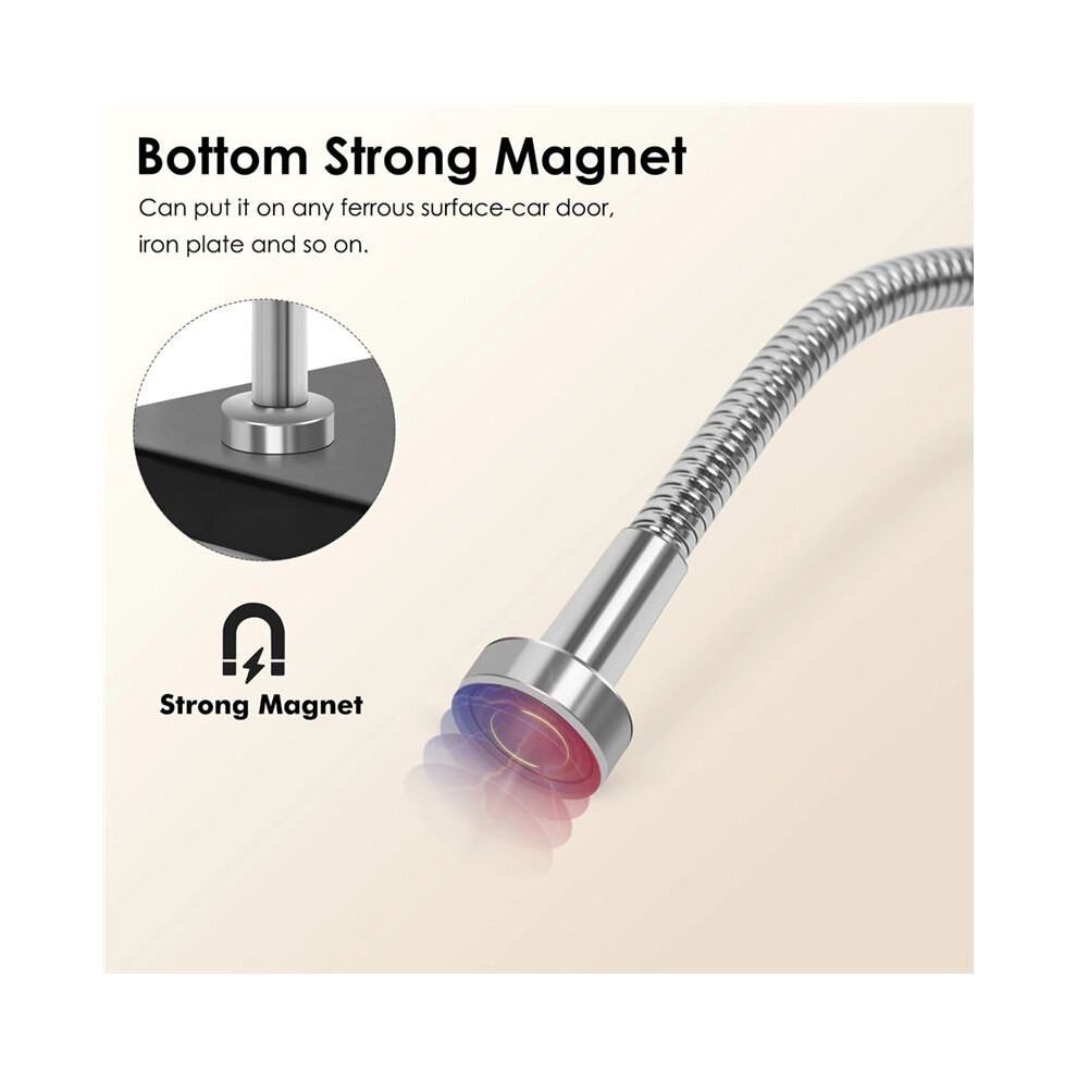 RtottiM 12 Bras De Soudure Avec Base Magnétique Et Pinces Crocodile – Support Flexible 360° Pour électronique, Modélisme Et Bricolage