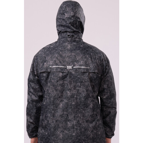 Mac in a Sac Unisex Origin Packable Waterproof Black Etch Jacket Size XXL 2