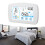 Bianco igrometro e termometro wireless 3xAAA piccolo 15