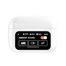 Earbuds Noise Cancelling Touch Screen Headphone with Wireless Charging Case Waterproof Earphone for Workout