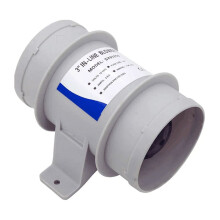 Sopladores en Línea de 3 Pulgadas Soplador de Sentina para Barcos Ventilador Frío Ventilación de Cabina Marina 12 V, Accesorios Marinos y para