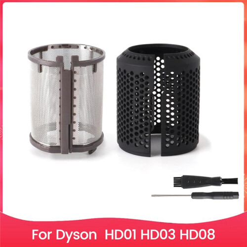Hair Dryer Inner Filter + Outer Filter Cage Replacement for  HD01 HD03 HD08 Models A