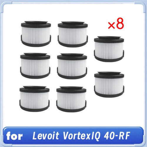 8 Pcs Home Front Filter for Levoit VortexIQ 40-RF Vacuum Cleaner Accessories Cleaner Parts Replacement