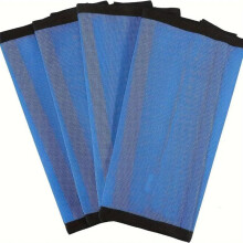 4-Teiliges Pferdegamaschen-Set, 4er-Set, Leggings für Pferde, Beinwickel, Sporttraining, Professionelles Zubehör, Blau