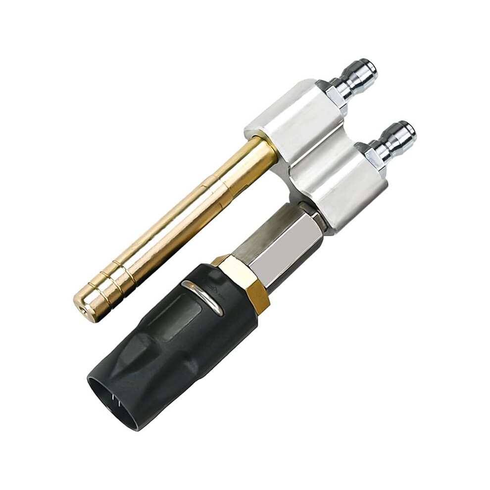 M5 Twist Nozzle,3-7 Gpm Two-In-One Adjustable Downstream Soft Wash Nozzle,1/4In Quick Connect, High Reach Sprays Nozzle 6033105690191