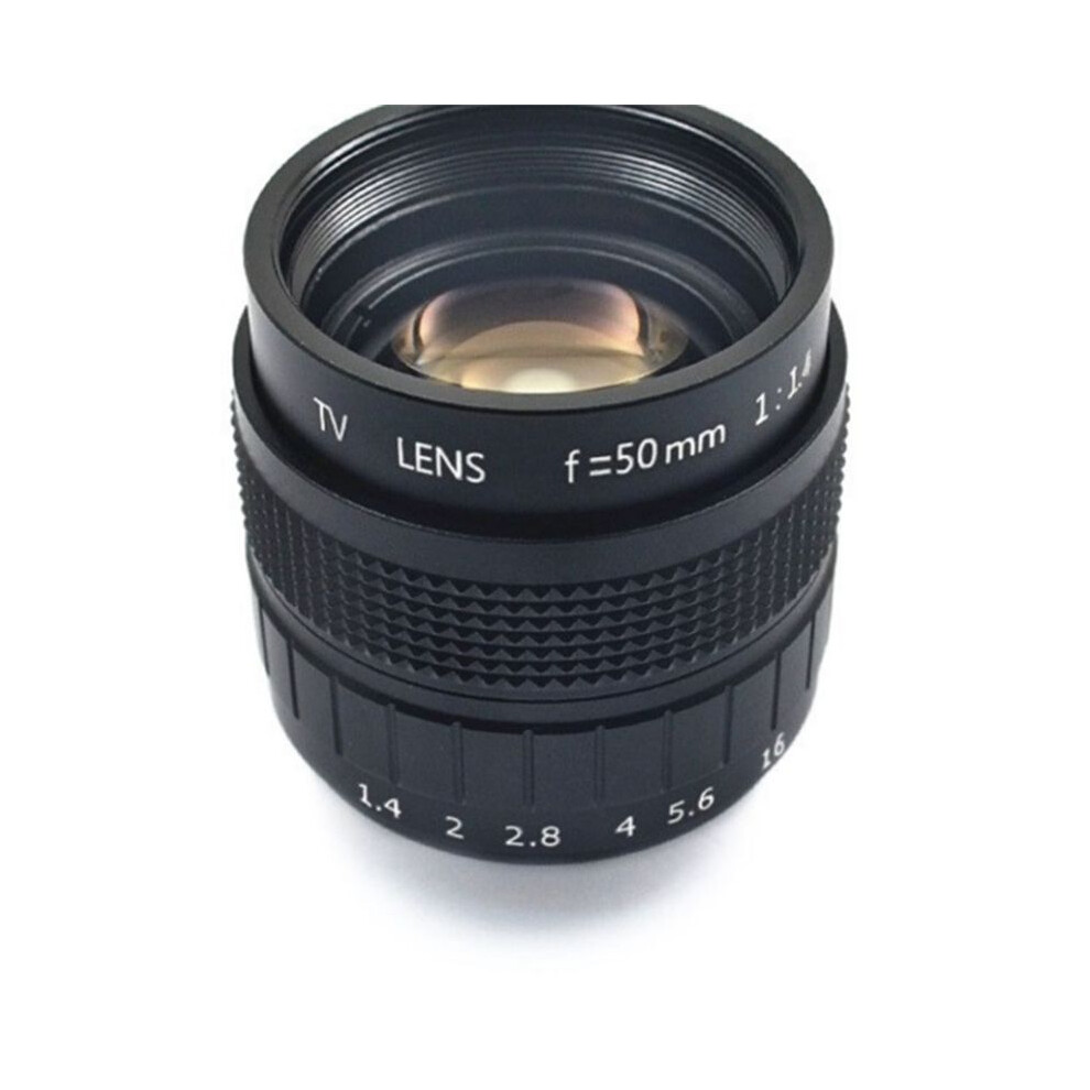 50Mm 2/3 Manual Aperture Photography Equipment Lens Industrial Camera Lens Black 6032730145793