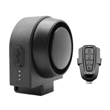 Allarme per Bicicletta Wireless 115dB IP55 Impermeabile Sistema di Allarme Antifurto per Moto con Telecomando e Rilevatore di Bici