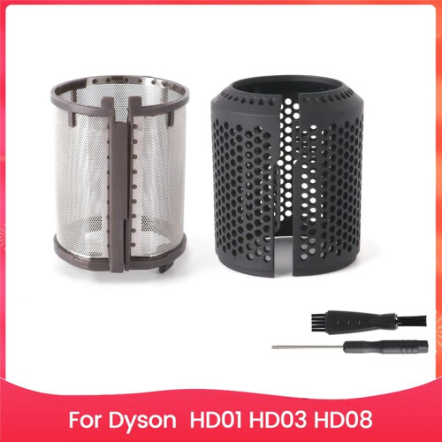Hair Dryer Inner Filter + Outer Filter Cage Replacement for  HD01 HD03 HD08 Models B