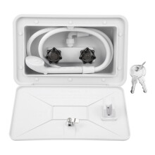 Box Doccia Esterno per , Attacco Rapido per Spruzzatore e Tubo Flessibile, Rubinetto Flessibile per Accessori per e Barche