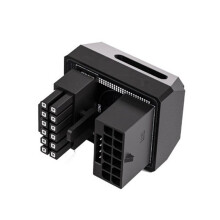 16PIN GPU Power Connector 180 Degree Angled Adapter for Desktops Video Card GPU Power Steering Connector STD