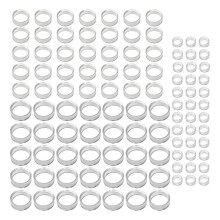 105 Stück (3 Größen À 35) Kugelständer, Transparenter -Ballständer, Runde Präsentationsständer für Baseball, Kristallkugel, Golfball
