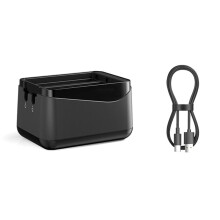 Caja de Carga Portátil para Insta360X5 Cámara con Compartimento para 3 Baterías para Entusiastas de las Cámaras de Acción.
