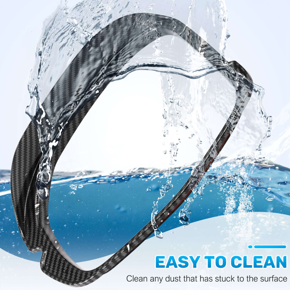 Car Styling Rearview Mirror Eyebrow Cover Trim Rain Shade Cover For Hrv Hr-V Xrv Xr-V 2022 2023 Carbon Fiber 4713666620739