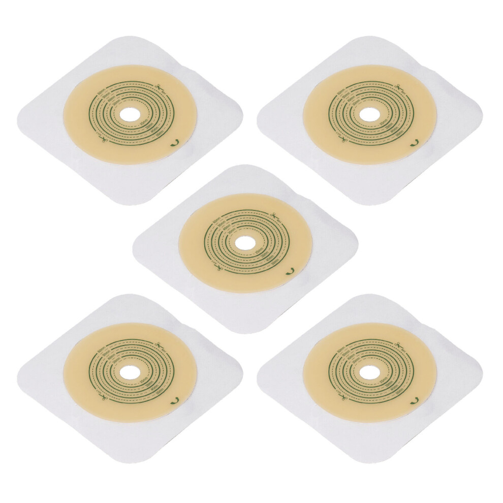 5Pcs Ostomy Barrier Ring Set, Leak-Proof Extenders for Colostomy Bags