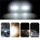8Pcs LED Work Light 48W 16LED High-Visibility White Light Bar for Vehicles IP67 Waterproof 3