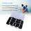 Portable Waterproof Plastic Fishing Lure Box, Lightweight, Easy Classification 14