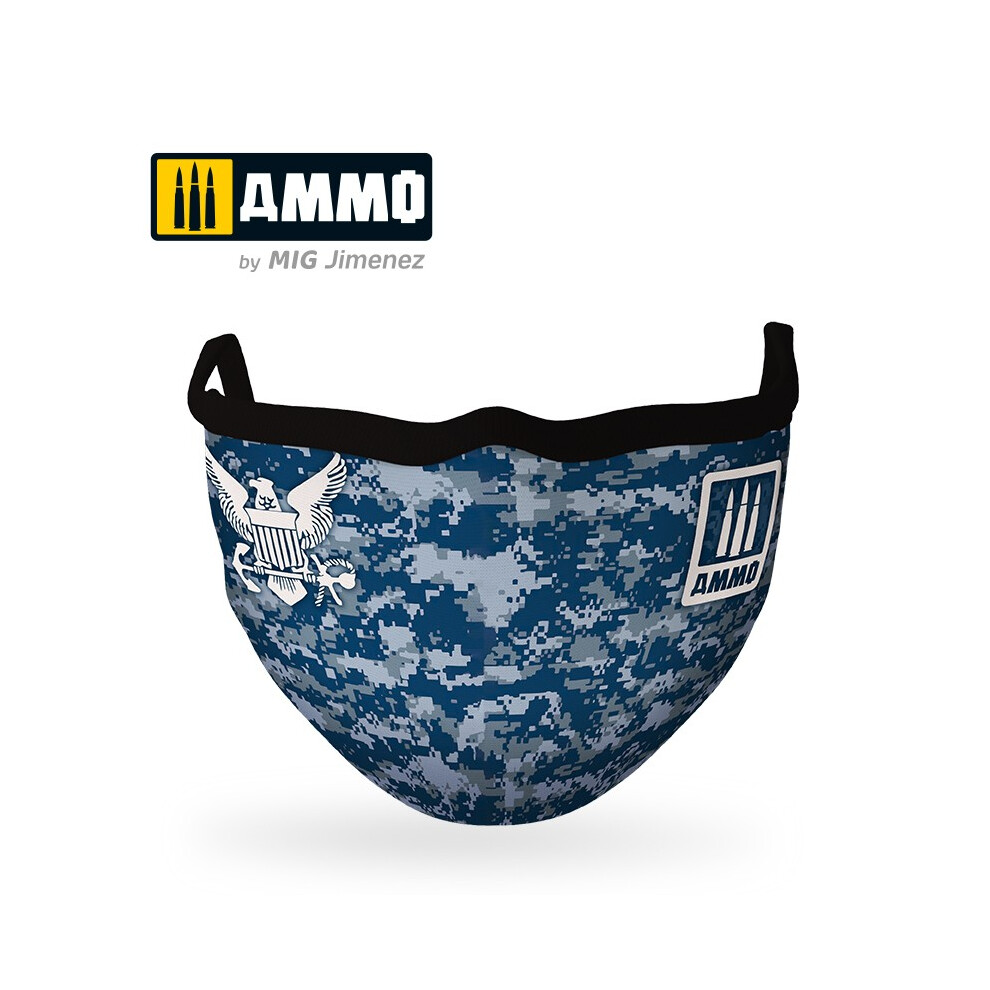 Mig Blue Ammo By Navy Camo Face Mask For Model Kits 8073