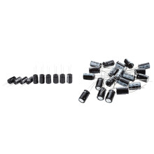 30 Pcs 1000UF 105C Radial Electrolytic Capacitors Black, 20 Pcs 10 X 17mm & 10 Pcs 13 X 20mm