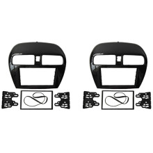 2 Set Double Din Fascia for Mirage Space Star Attrage Radio Stereo Panel Mounting Kit , 178X100mm & 178X102mm