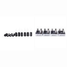 10 Pcs 35V 1000UF 105C Radial Lead Electrolytic Capacitor & 4 Pcs 50A 1000V Single Phases Diode Bridge Rectifier