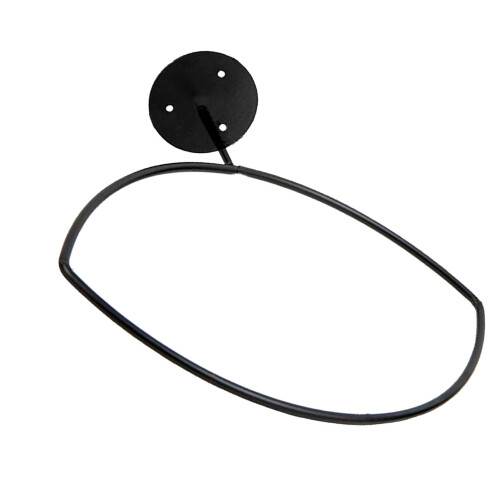 Wall Mount Ball Holder Rugby Stand Cast Iron Save Space Display Rack
