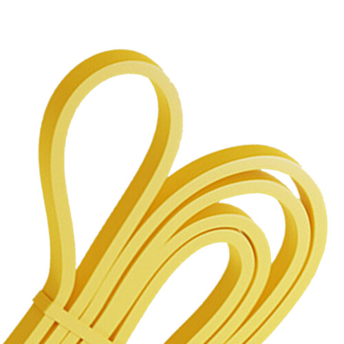 Gelbes Stretch Band Fitnessstudio 1