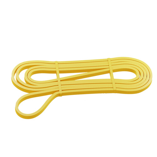 Gelbes Stretch Band Fitnessstudio 1